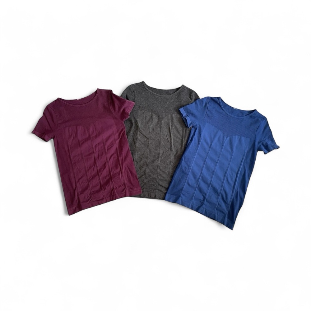 Fabletics Delta Seamless Shirt Medium Lot Stretch ActivewearBreathable Solid M